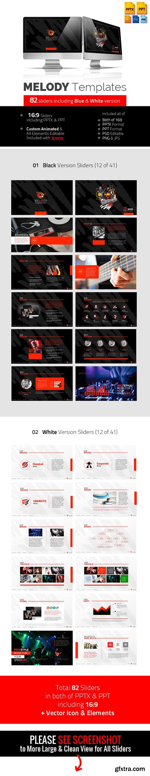 Graphicriver - Melody Professional Multimedia Templates 5814136