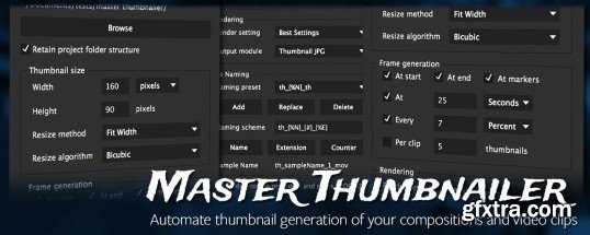 Ci Master Thumbnailer V1.0.1 for Adobe After Effects