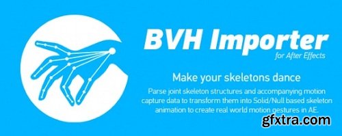 Bvh Importer V1.0 for Adobe After Effects