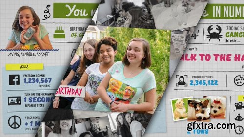 Videohive Your Birthday Friend in Numbers 12642604