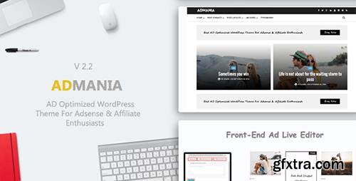 ThemeForest - Admania v2.2 - AD Optimized WordPress Theme For Adsense & Affiliate Enthusiasts - 18194026