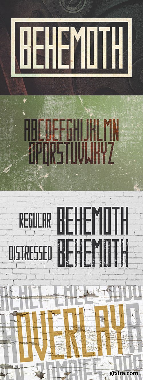 Graphicriver - Behemoth Typeface 11495256