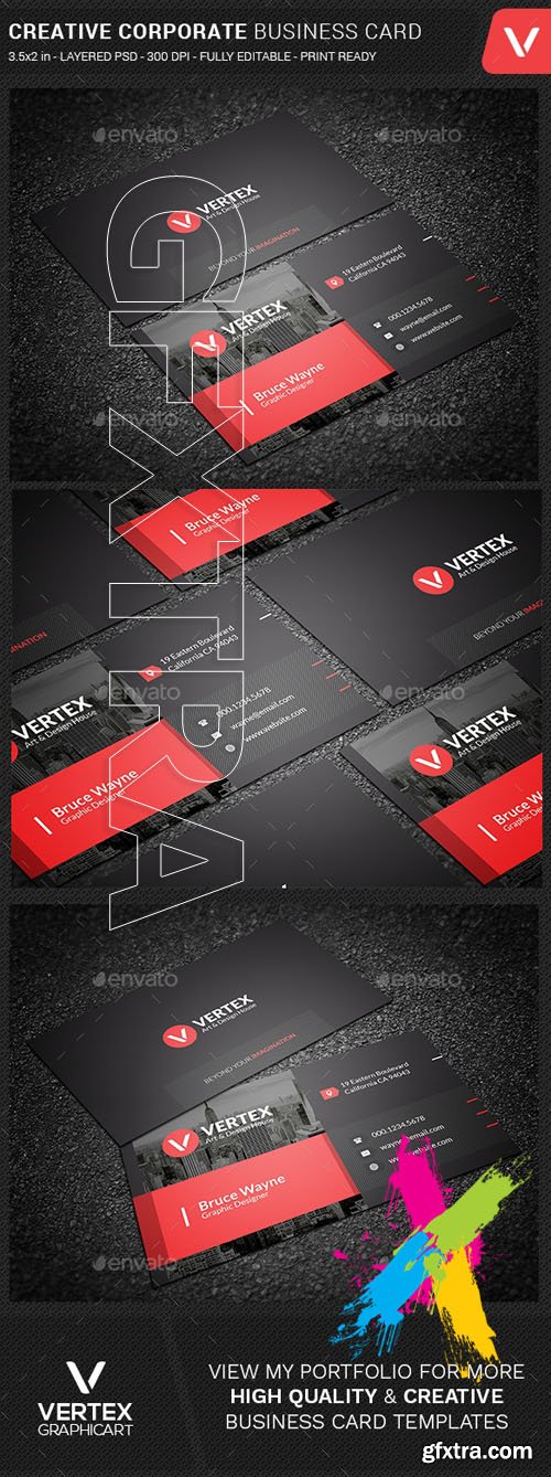 Creative Corporate Business Card 20001384