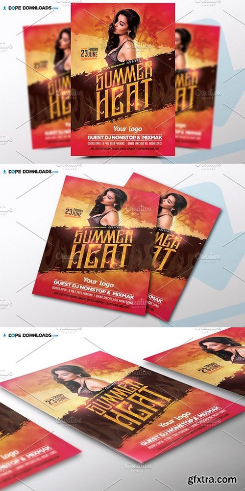 CM - Summer Heat Flyer Template 1472370