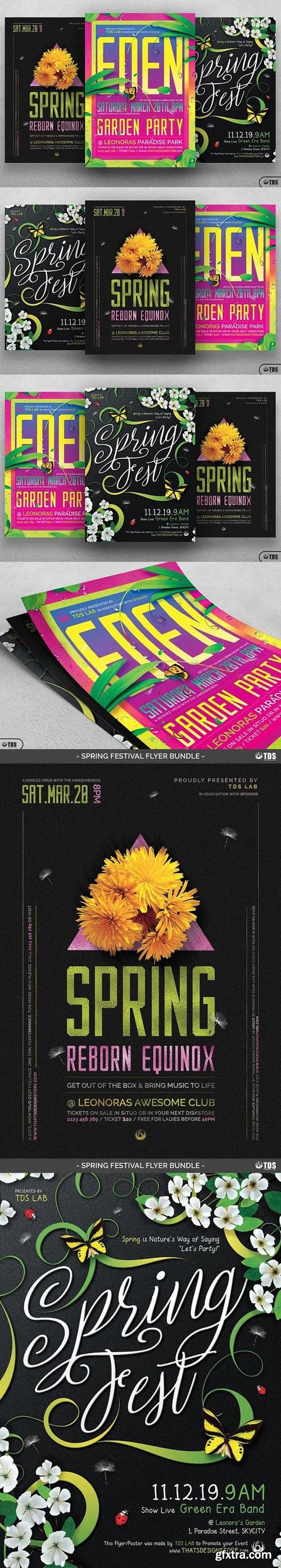 CM - Spring Festival Flyer Bundle 1471446