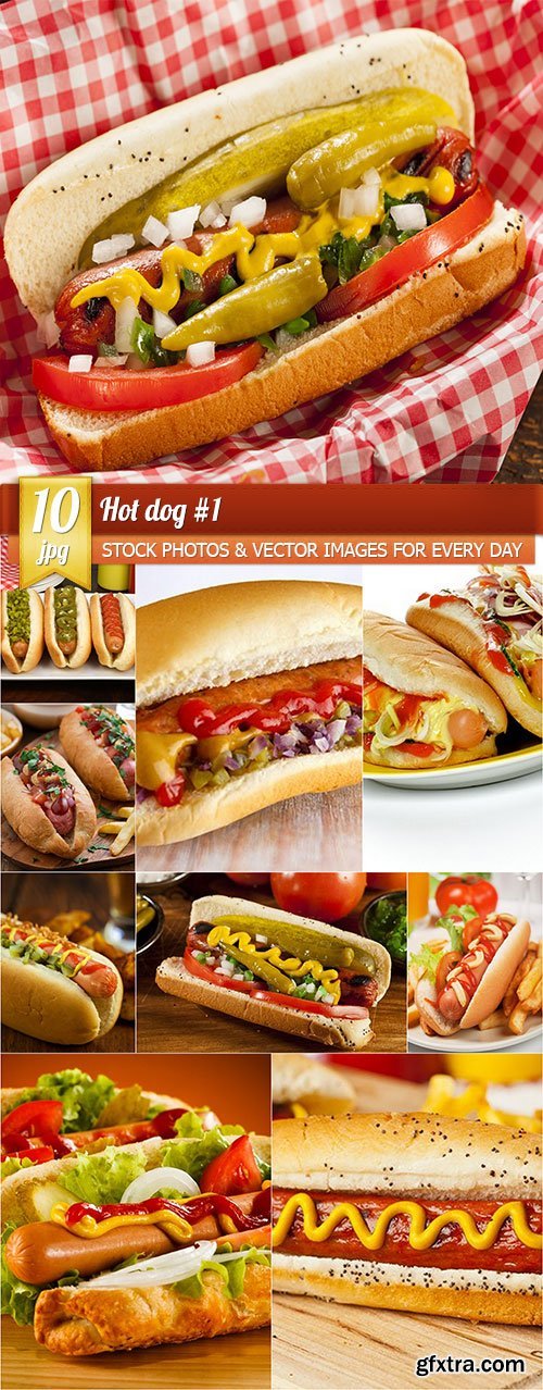 Hot dog 1, 10 x UHQ JPEG