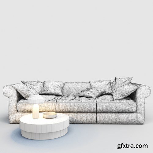 Sofa Baxter Alfred Soft 3D Model