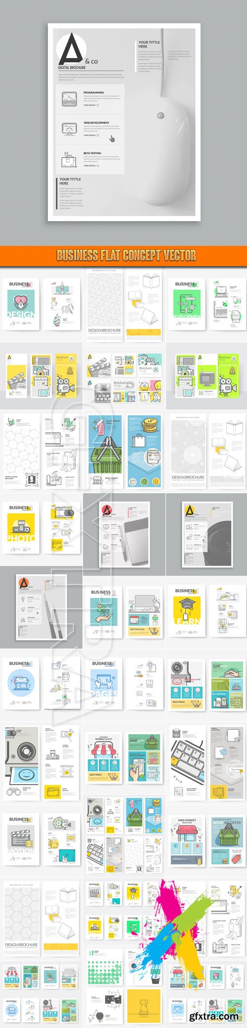 Business Flat Concept vector