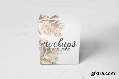 Paper Box Mockup 08