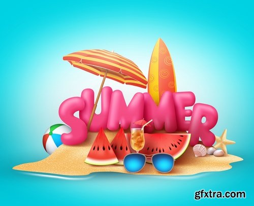 Tourism camping pathway summer vacation vacation banner flyer postcard 2-25 EPS