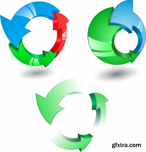 3D Icon decorative design element Web sites 25 EPS