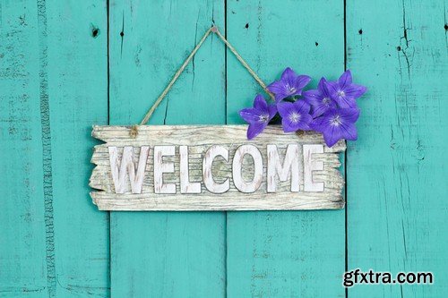 Welcome backgrounds - 8 UHQ JPEG