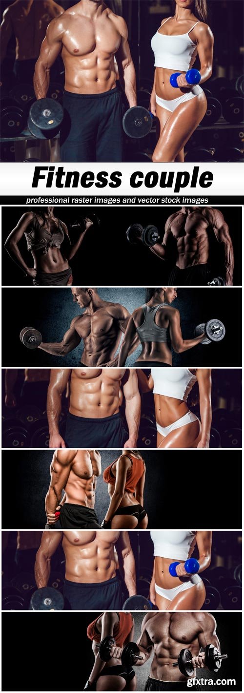 Fitness couple - 6 UHQ JPEG