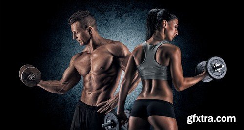 Fitness couple - 6 UHQ JPEG