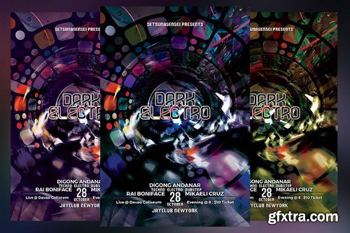 CM - Dark Electro Party Flyer 1492467