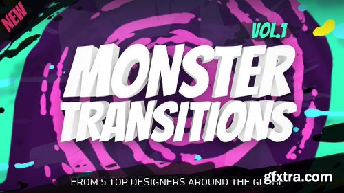 Videohive 125+ Monster Transitions 19696211