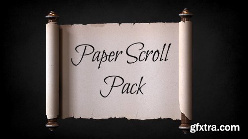 Videohive Paper Scroll Pack Template 11892029