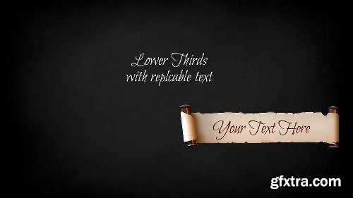 Videohive Paper Scroll Pack Template 11892029