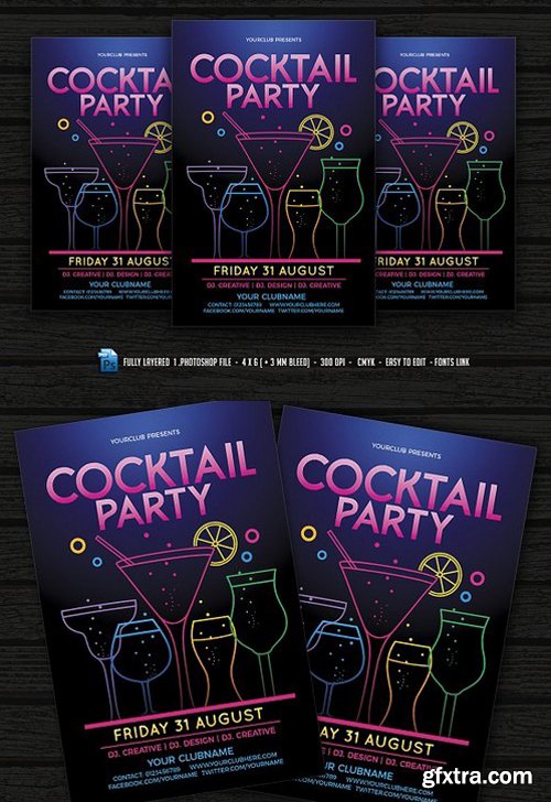 CM - Cocktail Party Flyer 1472212