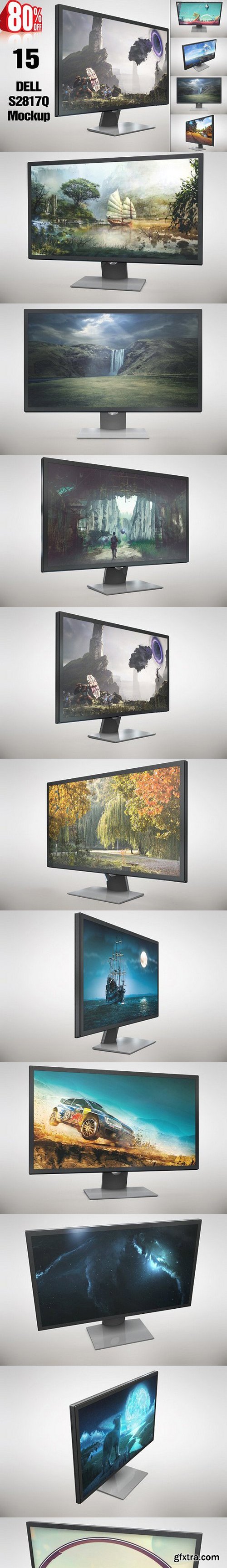 CM - BUNDLE DELL S2817Q Monitor MockUp 1471629