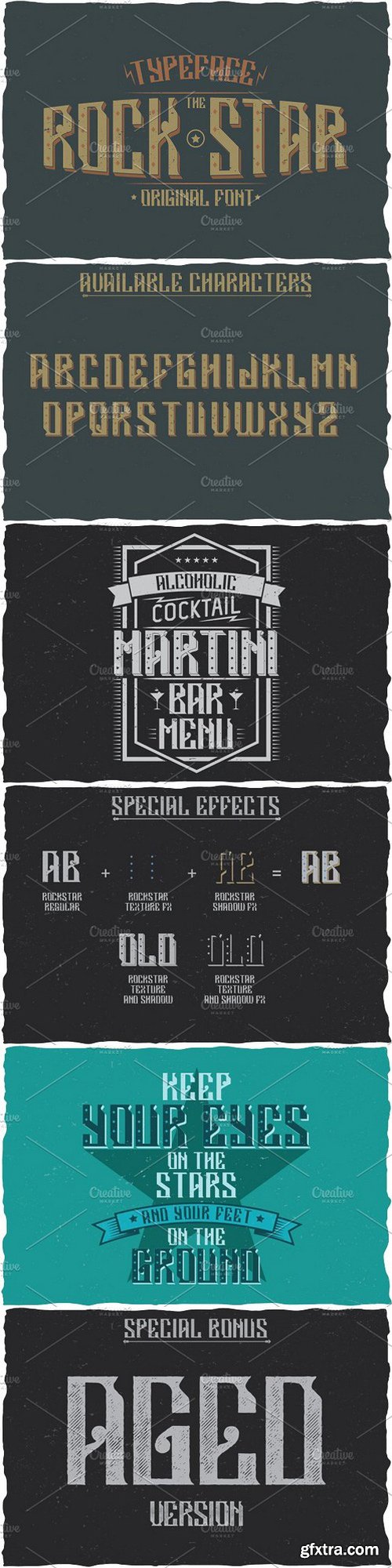 CM - Rockstar Label Typeface 1461925