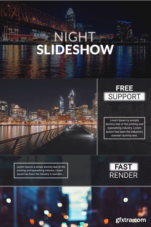 Night Slideshow - After Effects