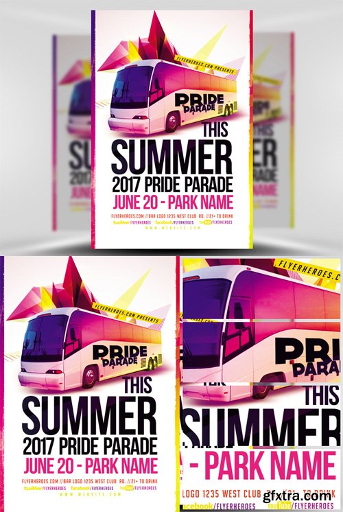 Pride Parade Flyer Template V3