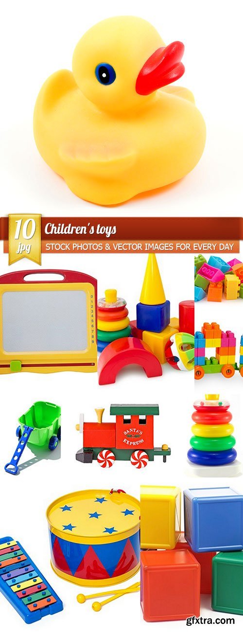 Children's toys, 10 x UHQ JPEG