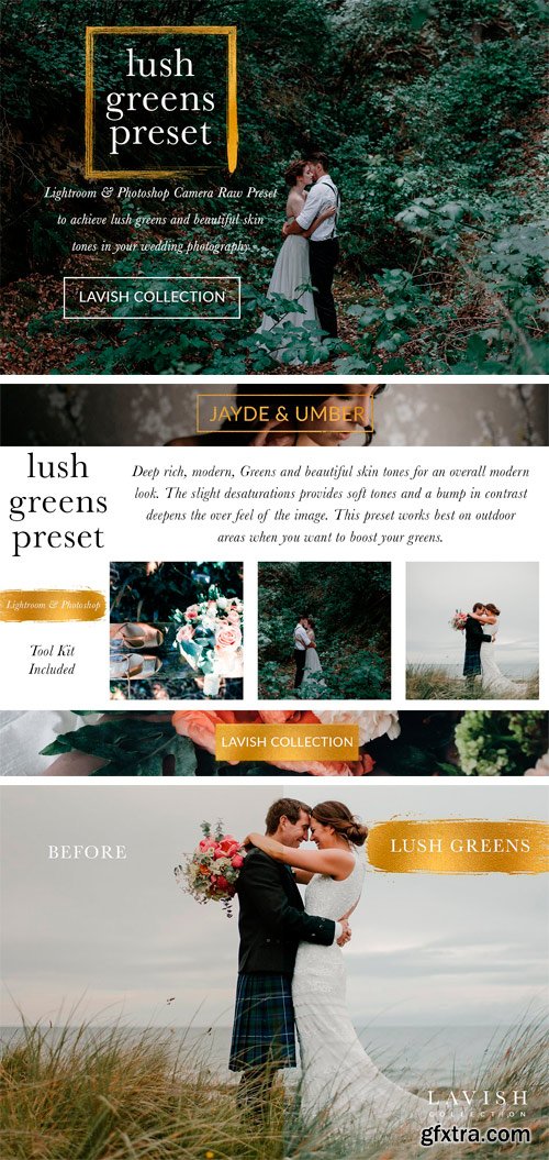 CM 1527682 - Lush Greens Wedding Presets