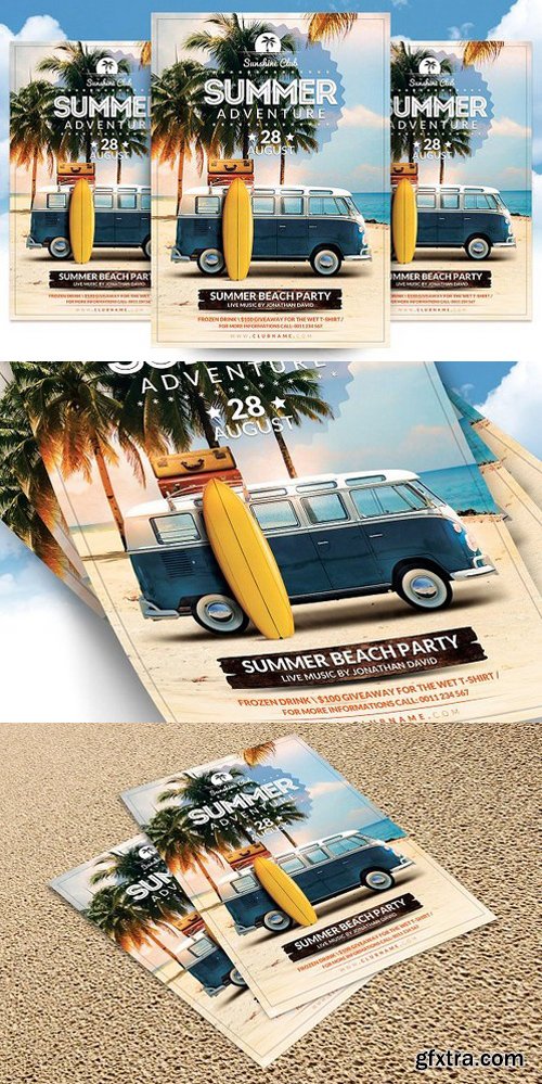 CM - Summer Adventure Flyer Template 1472755