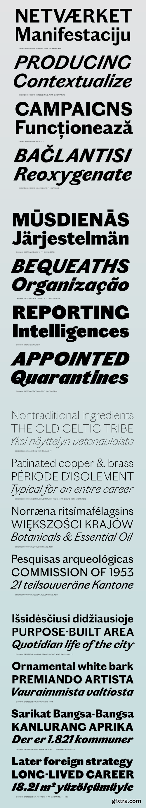 Chiswick Grotesque Font Family