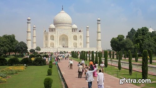 Taj mahal unesco world heritage site agra uttar pradesh state india asia