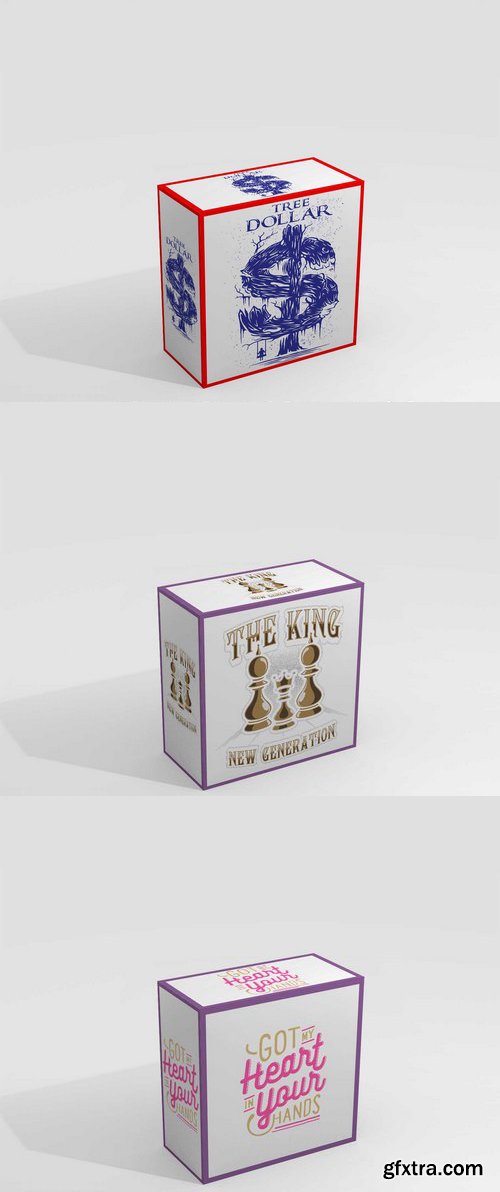 PSD Box Mockups