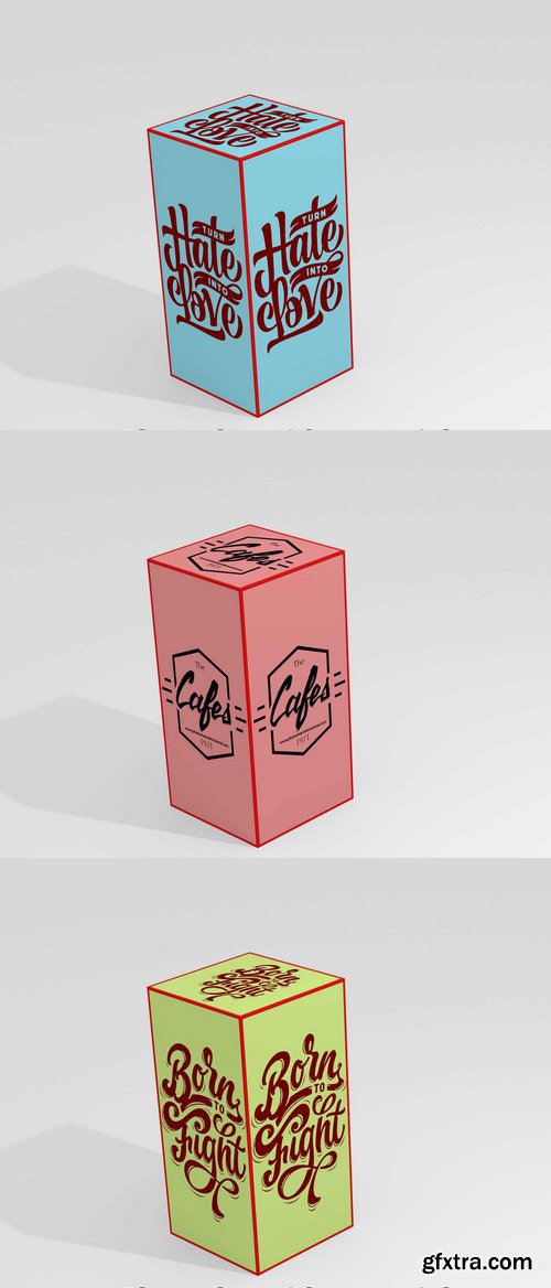 PSD Box Mockup