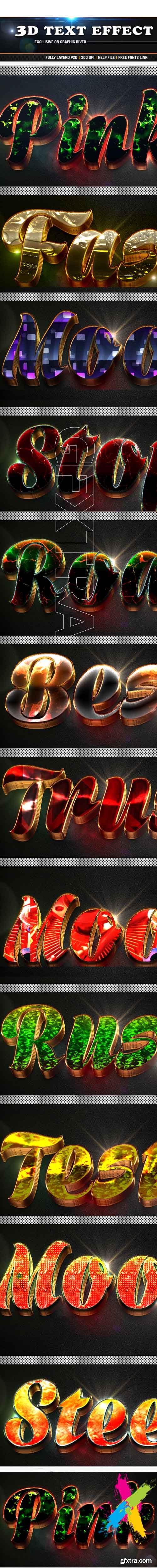 GR - 3d Text Effect 20042508