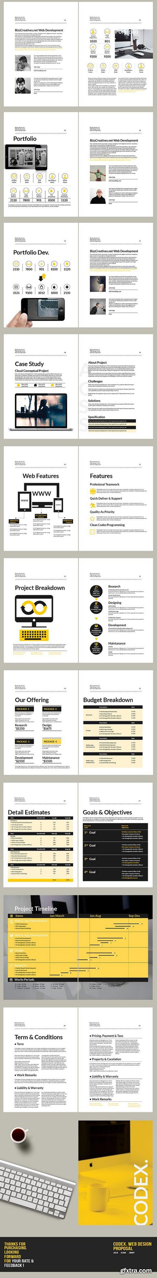 CM - CODEX. Web Design Proposal 1479641