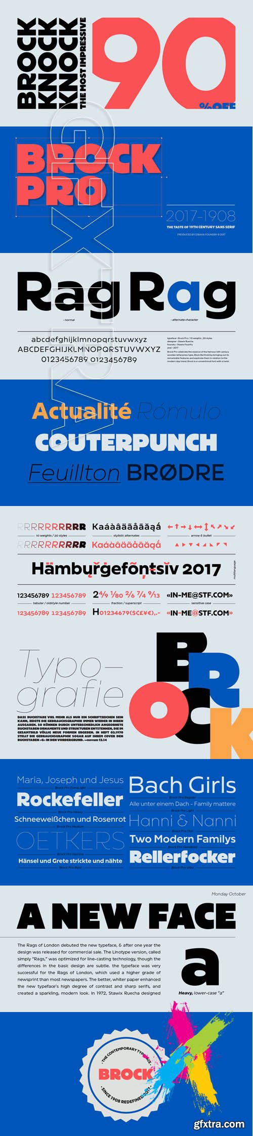 Brock Pro Font Family