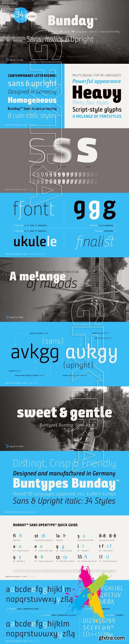 Bunday Sans Font Family