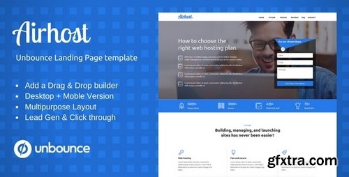 ThemeForest - Airhost v1.0 - Multi-Purpose Template with Unbounce Page Builder - 19817108