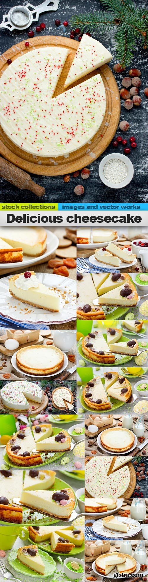 Delicious cheesecake, 15 x UHQ JPEG