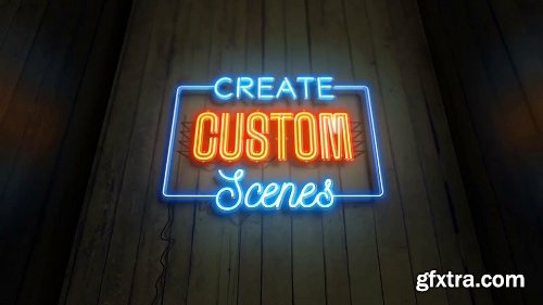 Videohive Neon Sign Kit With Photo Motion 20037583