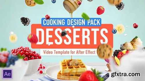 Videohive Cooking Design Pack - Desserts 20035937