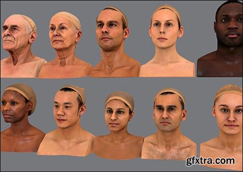 Anatomy360 Neutral Heads Pack 01