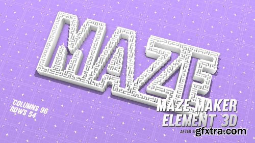 Videohive Maze Maker Element 3D 20033432