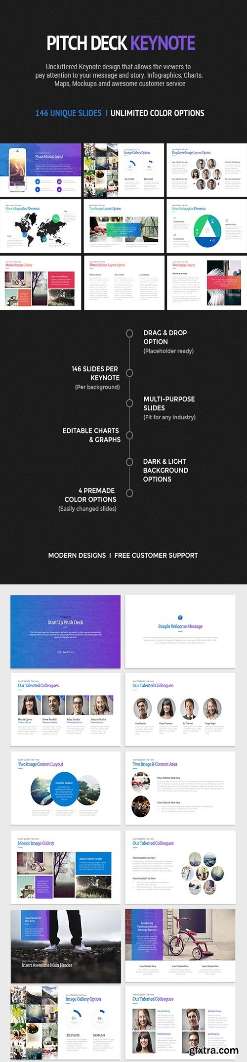 Graphicriver - Pitch Deck Start Up Keynote 13681401