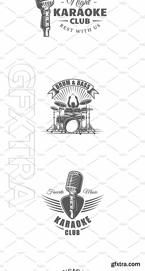 CreativeMarket 37 Music Logos Templates 1376087