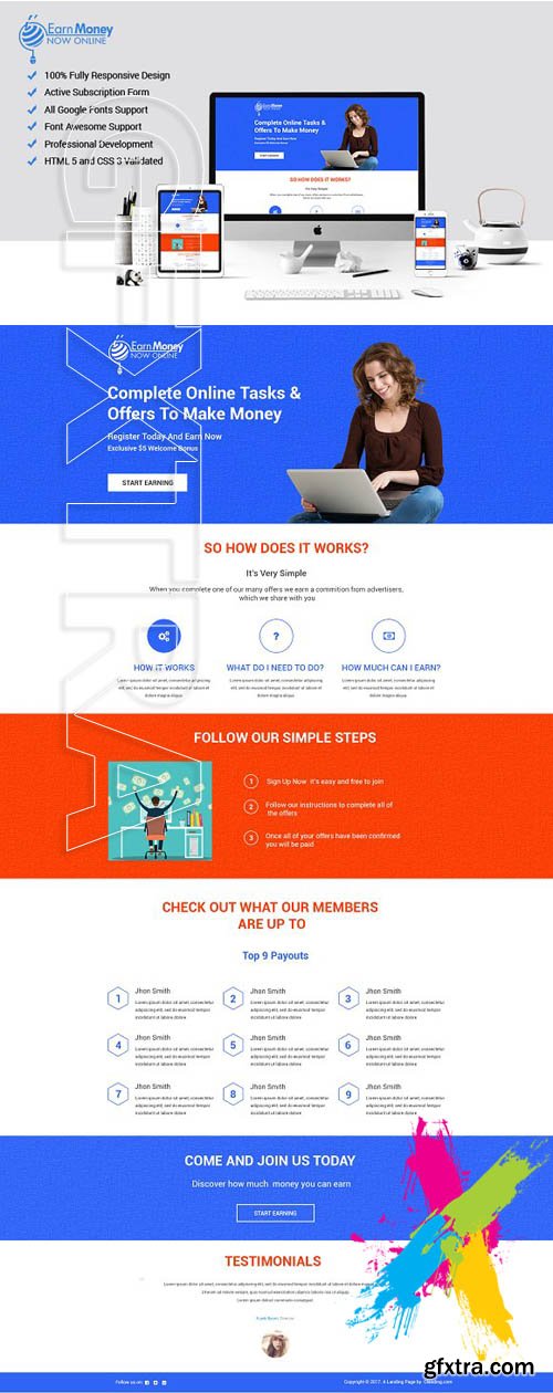 CM - Money Earn Template with Builder 1057901