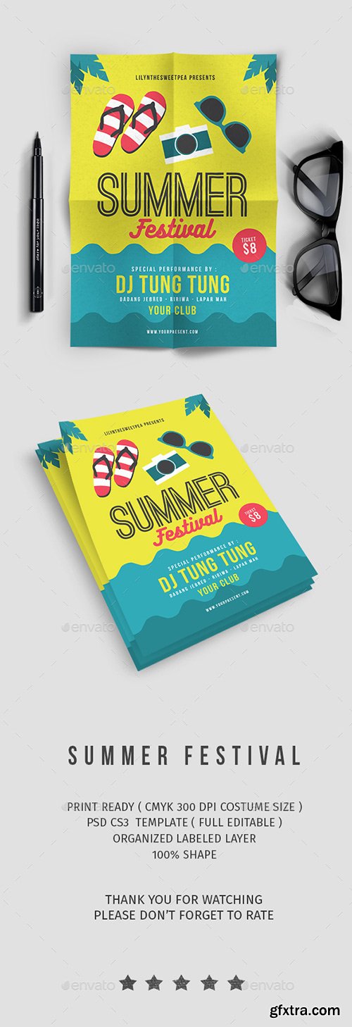 Graphicriver - Summer Party Flyer vol. 8 20065142