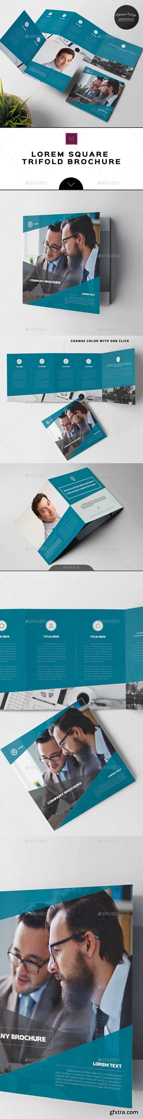 Graphicriver - Lorem Square Trifold Company Profile 17686382