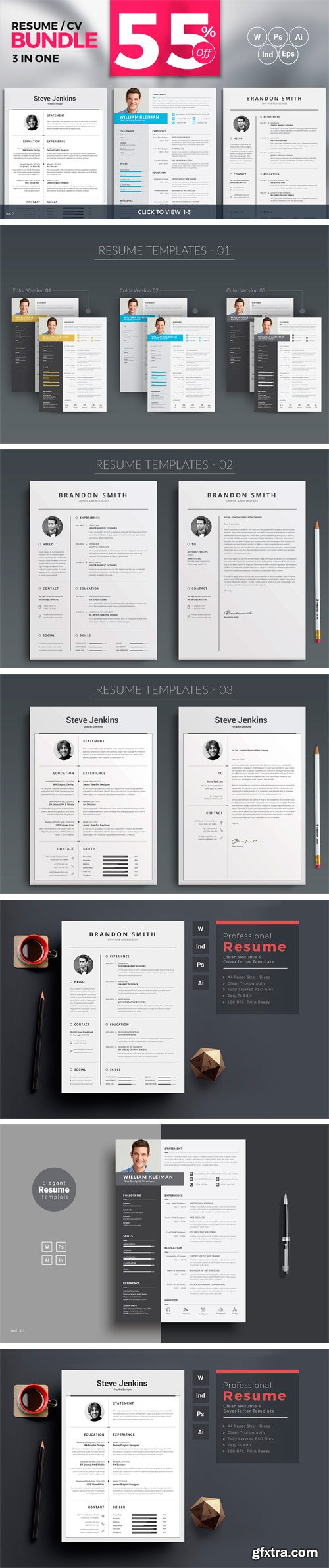 CM 1500088 - Resume/CV Minimal Bundle